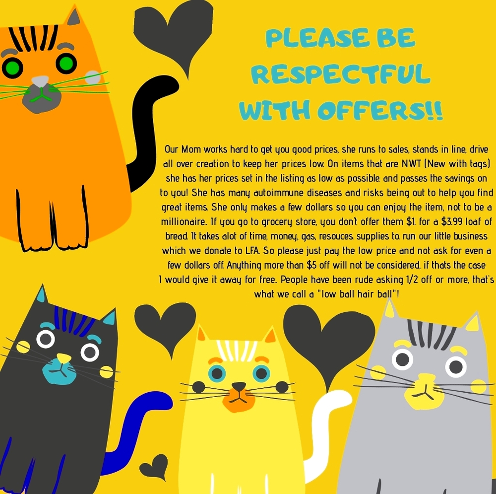 💜💜Please Make Offers Respectful!!!💜💜